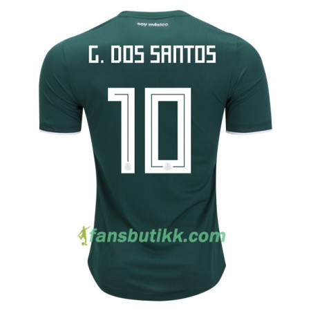 Fotball-VM 2018 Mexico drakt G.Dos Santos 10 Hjemmetrøye